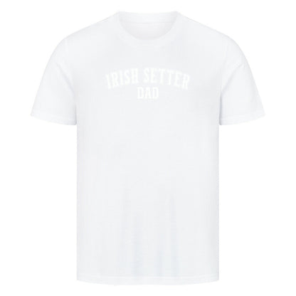 Premium T-Shirt "Irish Setter - DAD" Weiß – hunde-shirt.de