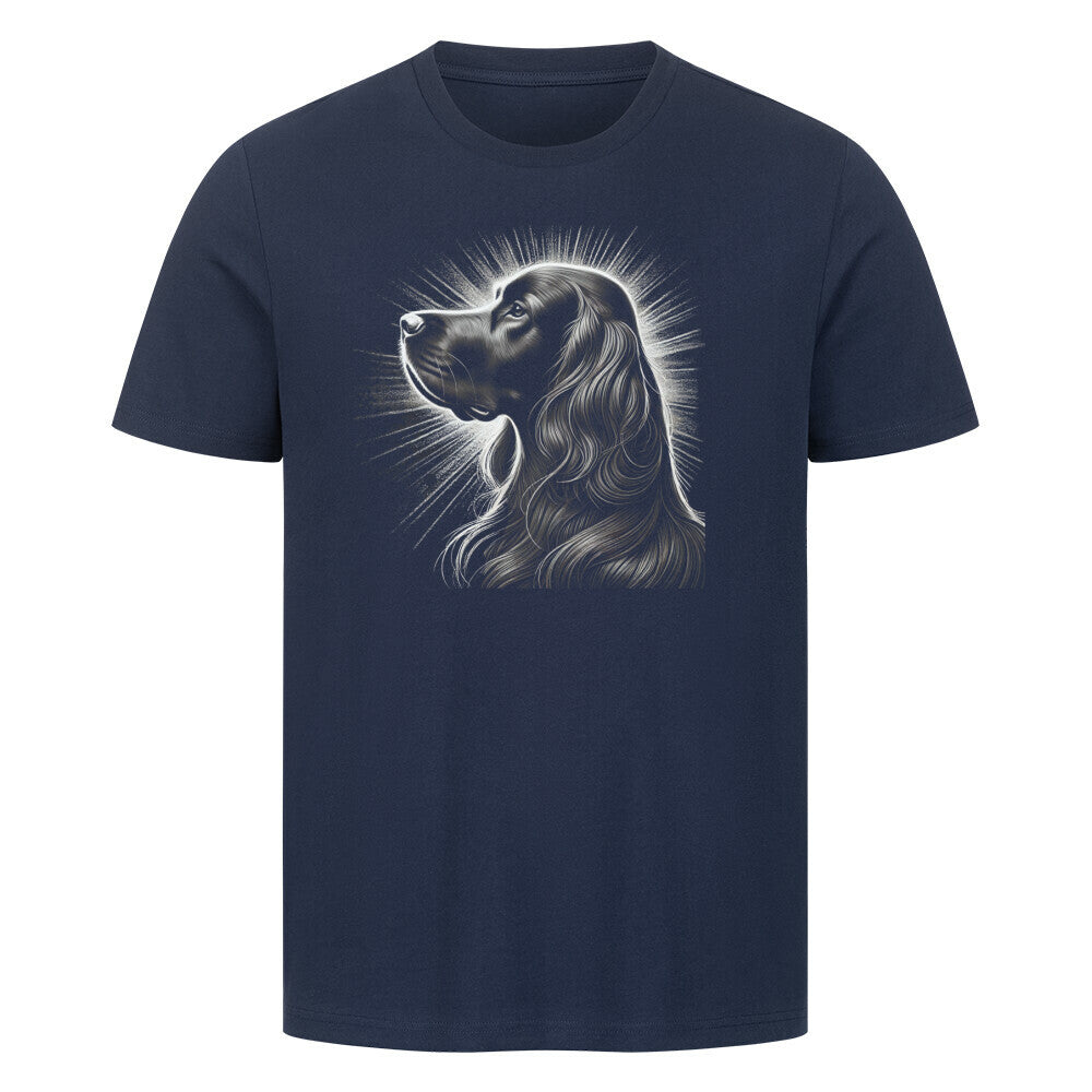 Premium T-Shirt "Irish Setter- Shine" French Navy – hunde-shirt.de
