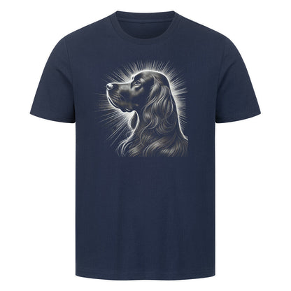 Premium T-Shirt "Irish Setter- Shine" French Navy – hunde-shirt.de