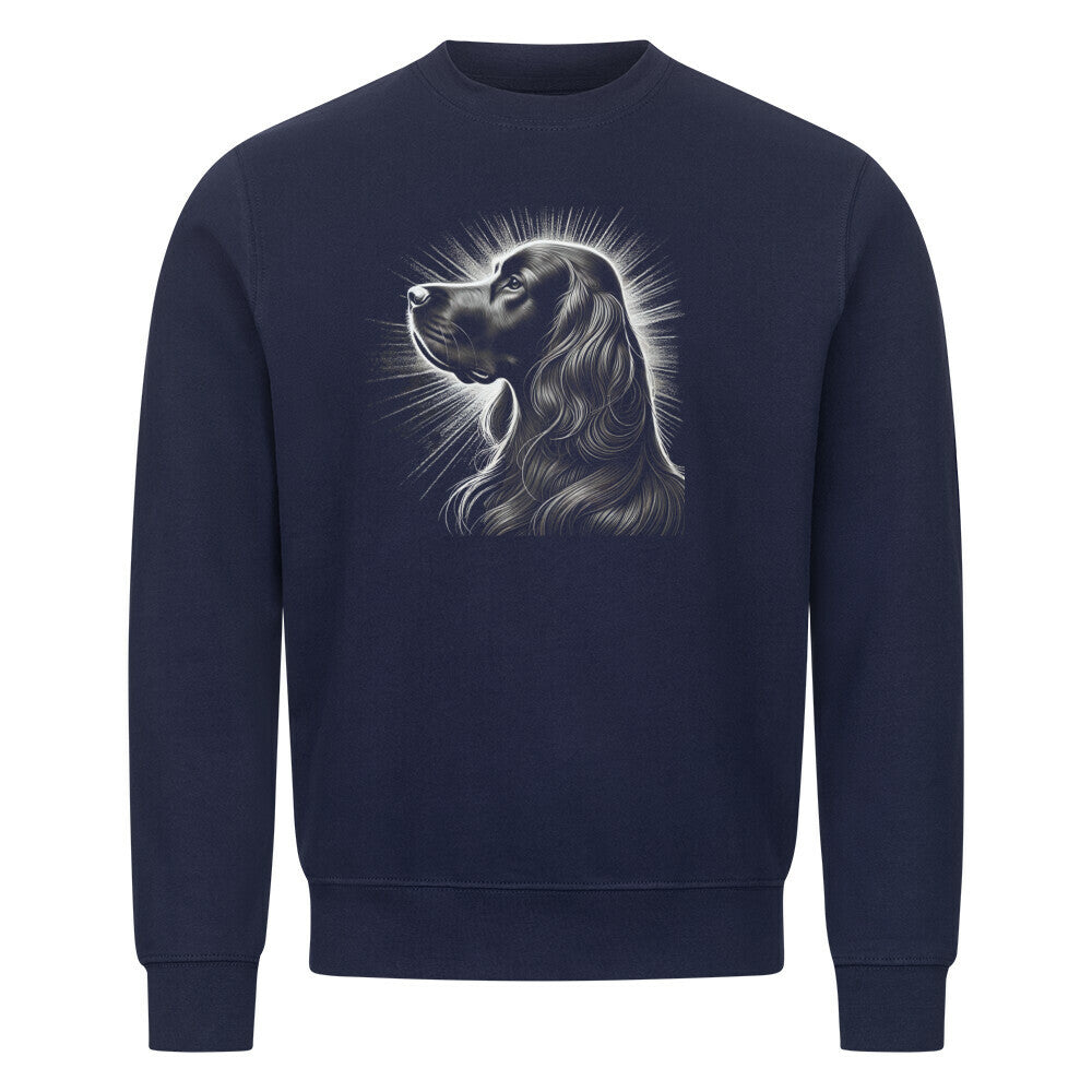 Premium Sweatshirt "Irish Setter - Shine" Navy Blue – hunde-shirt.de