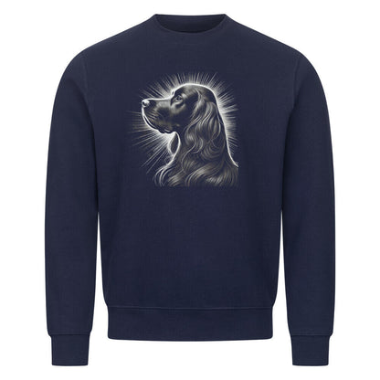 Premium Sweatshirt "Irish Setter - Shine" Navy Blue – hunde-shirt.de