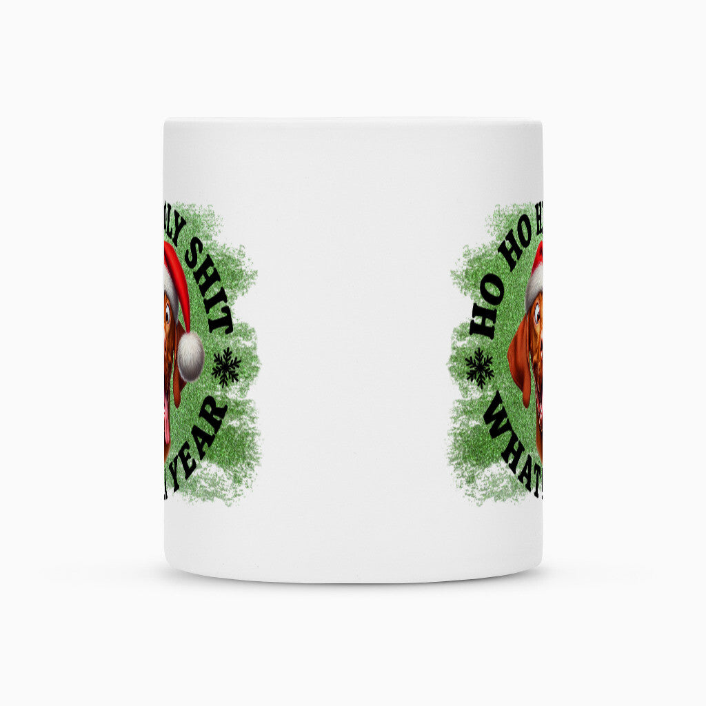 Tasse "Magyar Vizsla - HO HO..." – hunde-shirt.de