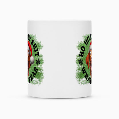 Tasse "Magyar Vizsla - HO HO..." – hunde-shirt.de