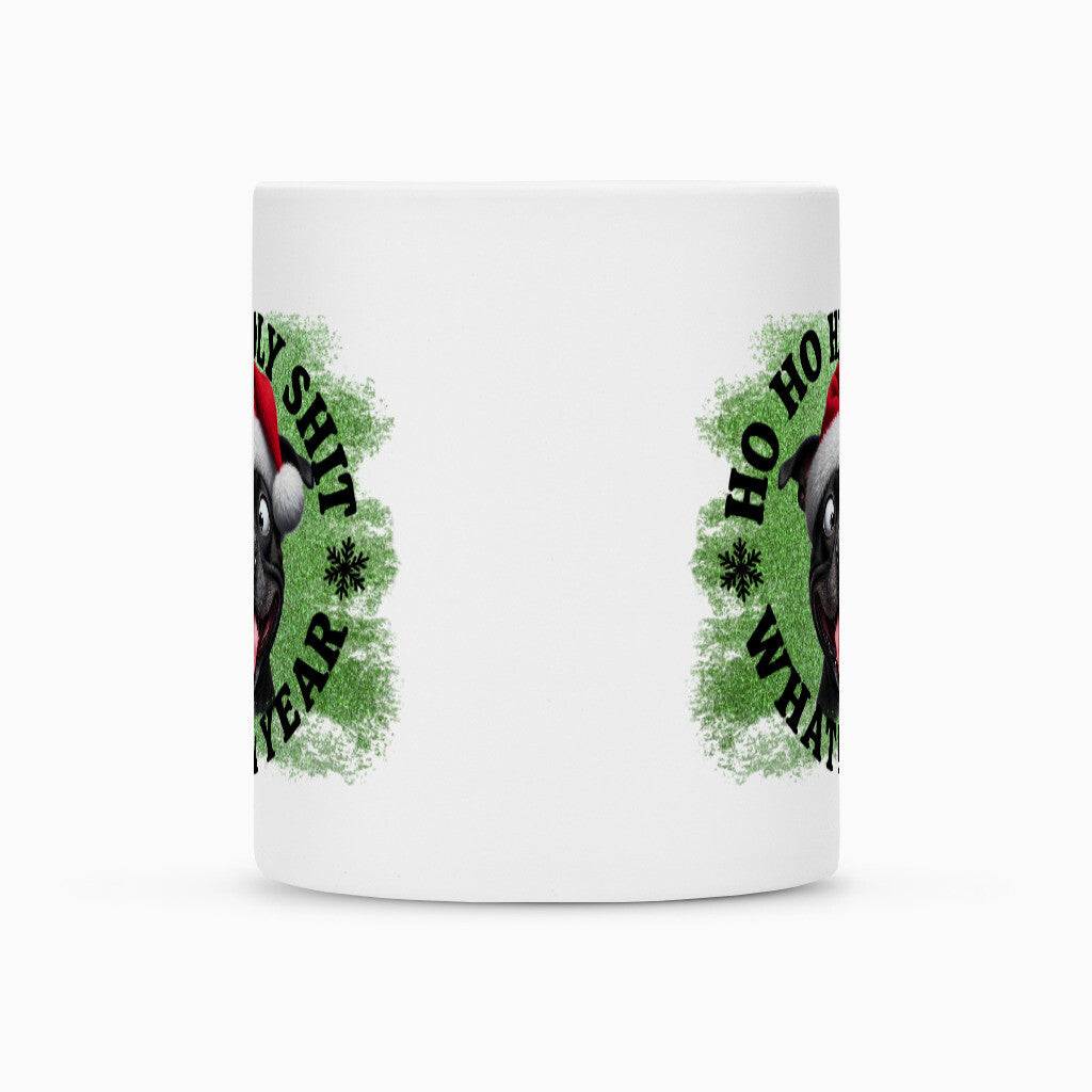Tasse "Staffordshire Terrier ( schwarz ) - HO HO..." – hunde-shirt.de