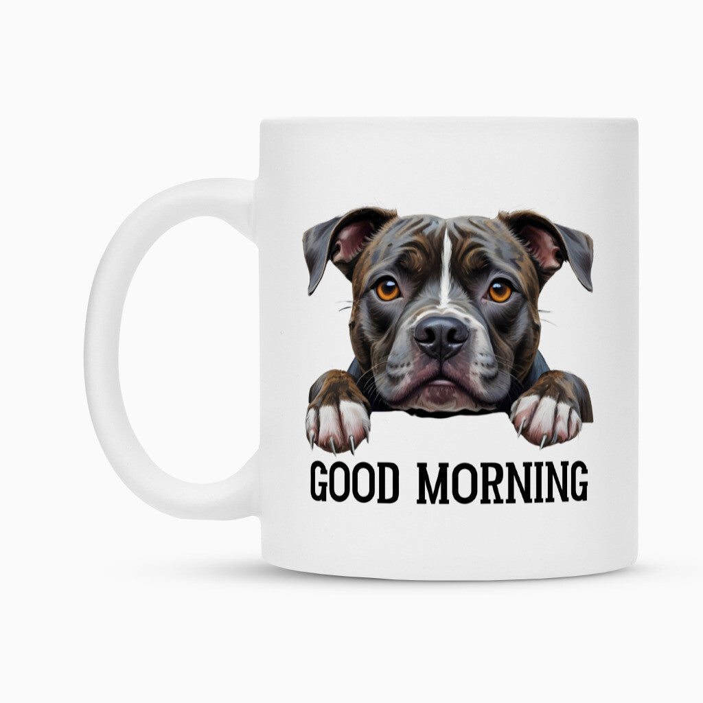 Tasse "Staffordshire Terrier - Good Morning 2" – hunde-shirt.de