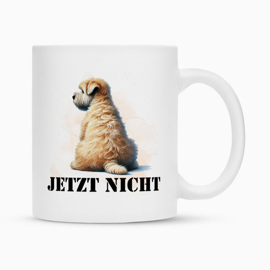 Tasse "Soft Coated Wheaten - JETZT NICHT" Weiß – hunde-shirt.de