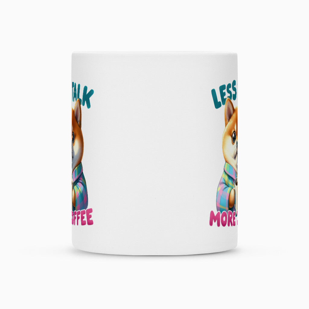 Tasse "Shiba Inu - Less talk..." – hunde-shirt.de