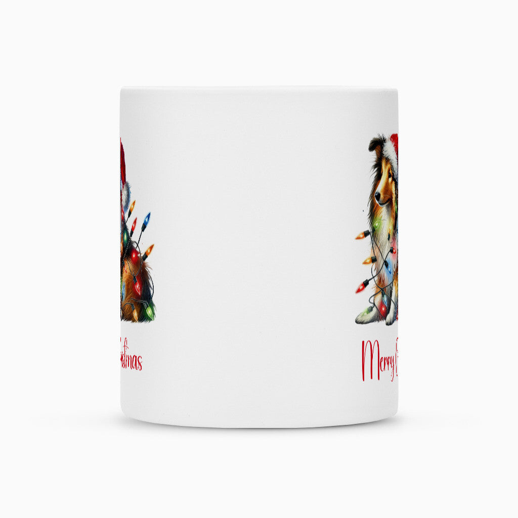 Tasse "Sheltie - Merry Christmas" – hunde-shirt.de