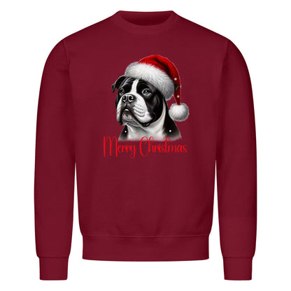 Premium Sweatshirt "OEB - Merry Christmas" Burgunder – hunde-shirt.de