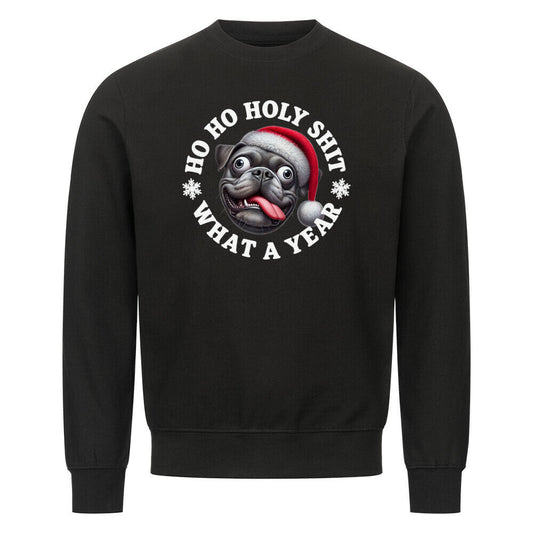 Premium Sweatshirt "OEB - HO HO..." Schwarz – hunde-shirt.de