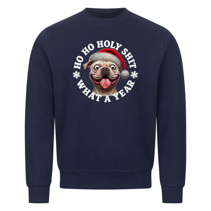 Premium Sweatshirt "OEB ( hell ) - HO HO..." Navy Blue – hunde-shirt.de