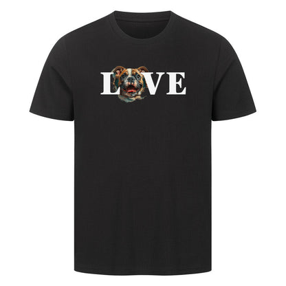 Premium T-Shirt "OEB - LOVE" Schwarz – hunde-shirt.de