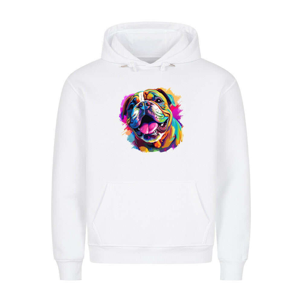 Premium Hoodie "OEB - Paint" Weiß – hunde-shirt.de