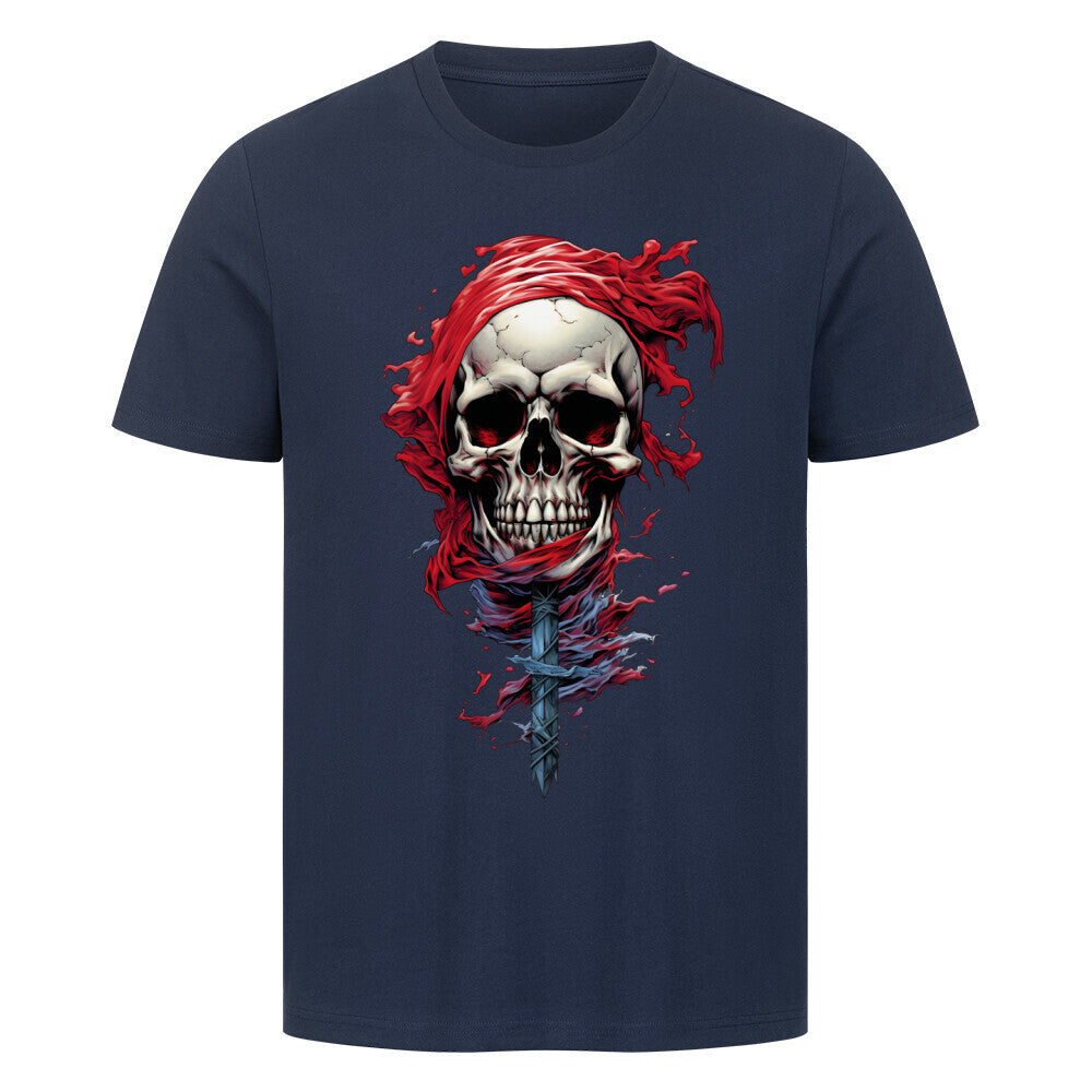 Premium T-Shirt "Into the Red" French Navy – hunde-shirt.de
