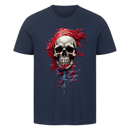 Premium T-Shirt "Into the Red" French Navy – hunde-shirt.de