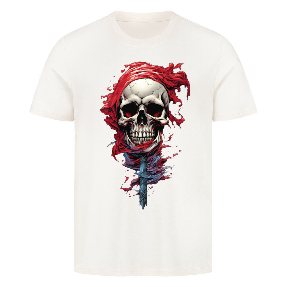 Premium T-Shirt "Into the Red" Natural Raw – hunde-shirt.de