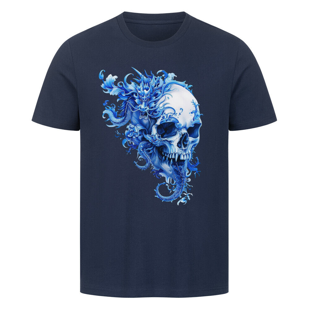 Premium T-Shirt "Into the Blue" French Navy – hunde-shirt.de
