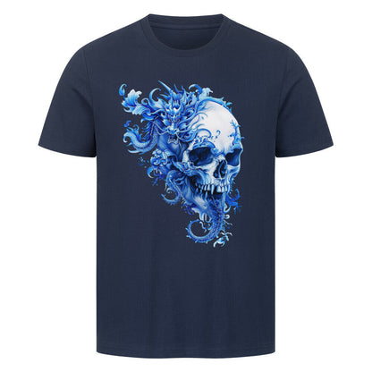Premium T-Shirt "Into the Blue" French Navy – hunde-shirt.de