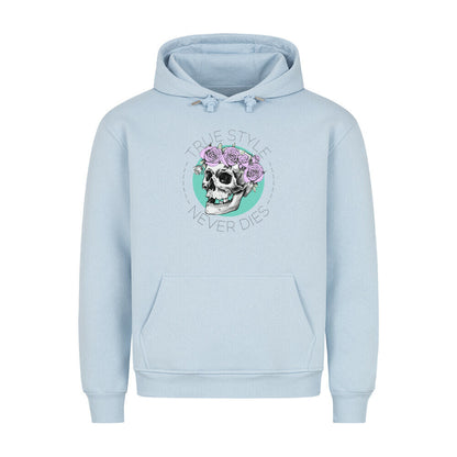 Premium Hoodie "True Style..." Babyblau – hunde-shirt.de