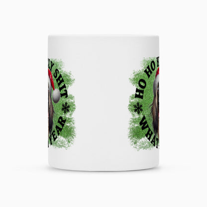 Tasse "Afghanischer Windhund - HO HO..." – hunde-shirt.de