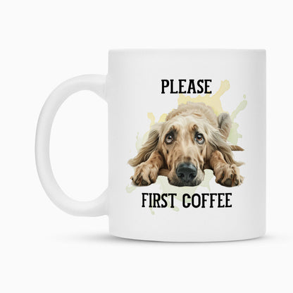 Tasse "Afghanischer Windhund - Please..." – hunde-shirt.de