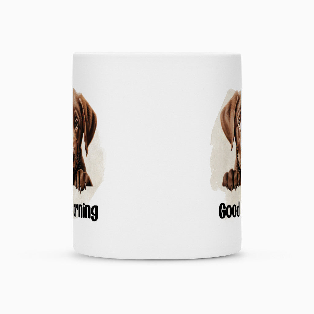 Tasse "Labrador ( braun ) - Good Morning" – hunde-shirt.de
