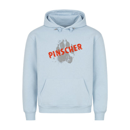 Premium Hoodie "Affenpinscher - Pinscher PAW" Babyblau – hunde-shirt.de