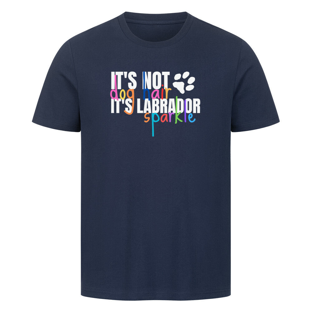 Premium T-Shirt "Labrador - Dog hair..." French Navy – hunde-shirt.de