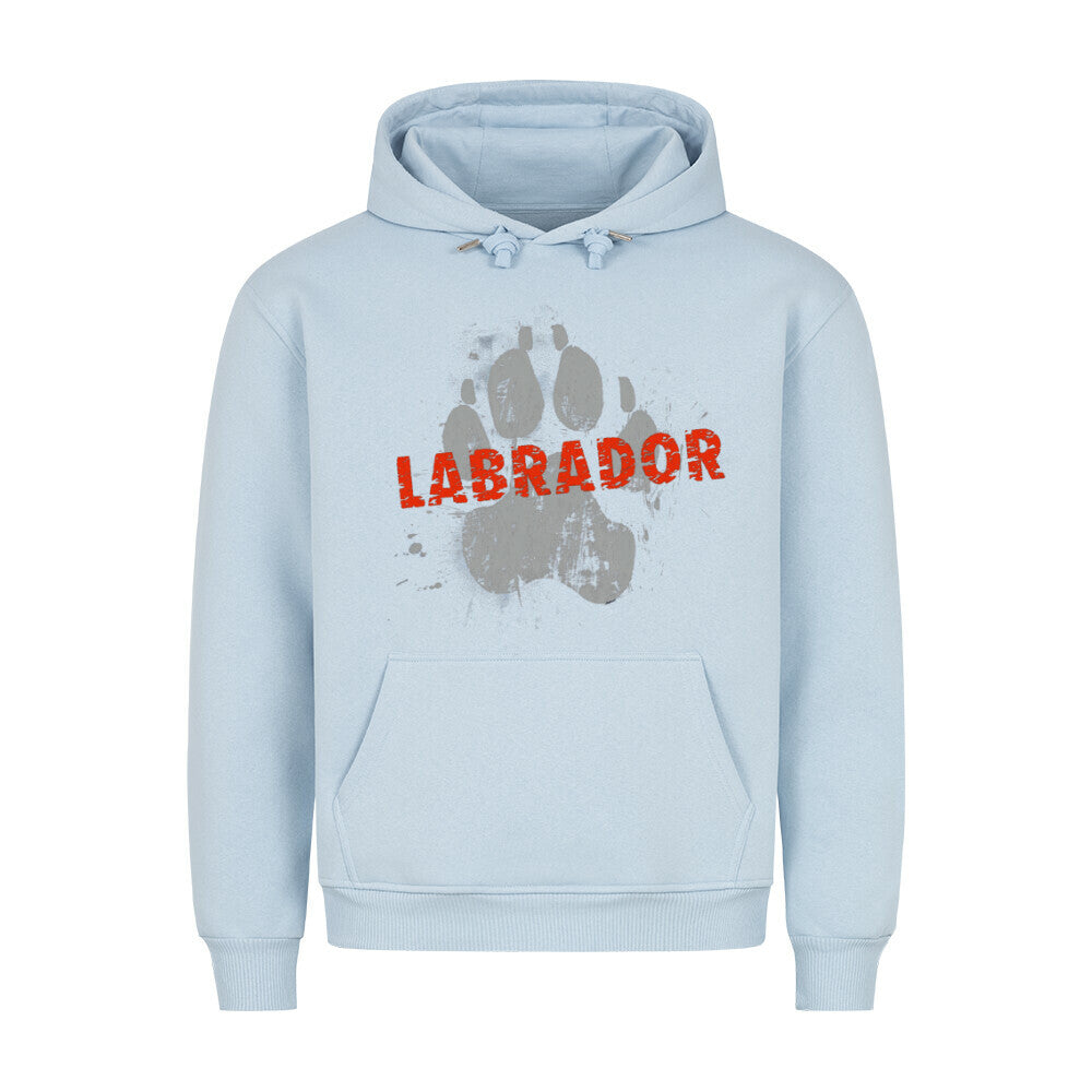 Premium Hoodie "Labrador - PAW" Babyblau – hunde-shirt.de