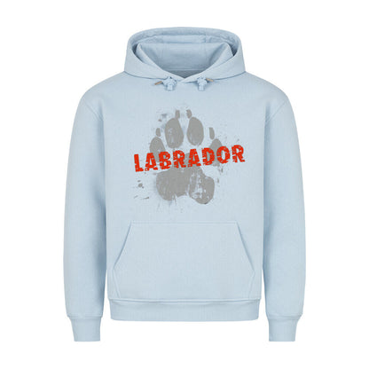 Premium Hoodie "Labrador - PAW" Babyblau – hunde-shirt.de