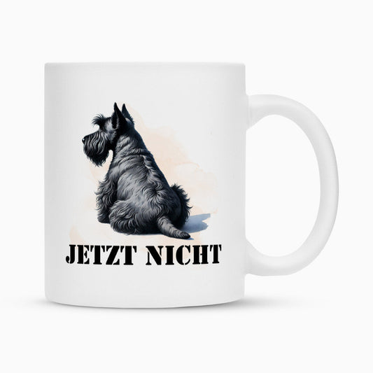 Tasse "Scottish Terrier - JETZT NICHT" Weiß – hunde-shirt.de