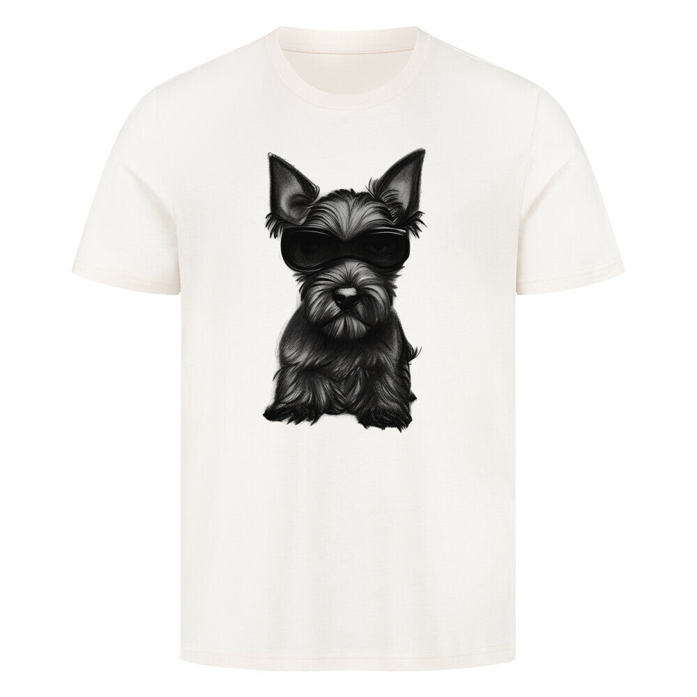 Premium T-Shirt "Scottish Terrier - Cool" Natural Raw – hunde-shirt.de