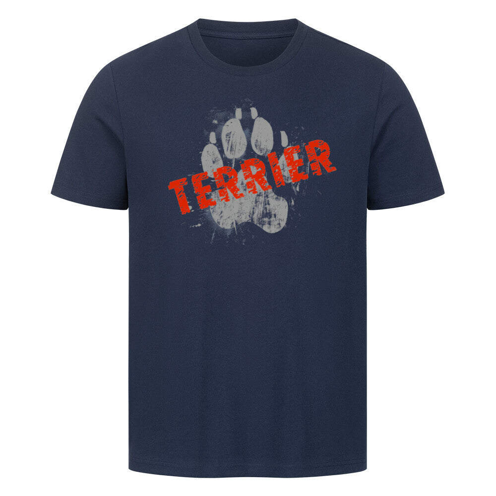 Premium T-Shirt "Scottish Terrier - PAW" French Navy – hunde-shirt.de