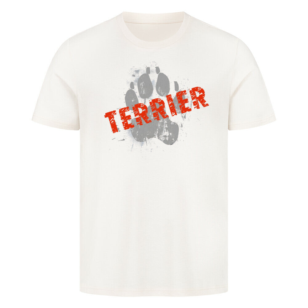 Premium T-Shirt "Scottish Terrier - PAW" Natural Raw – hunde-shirt.de