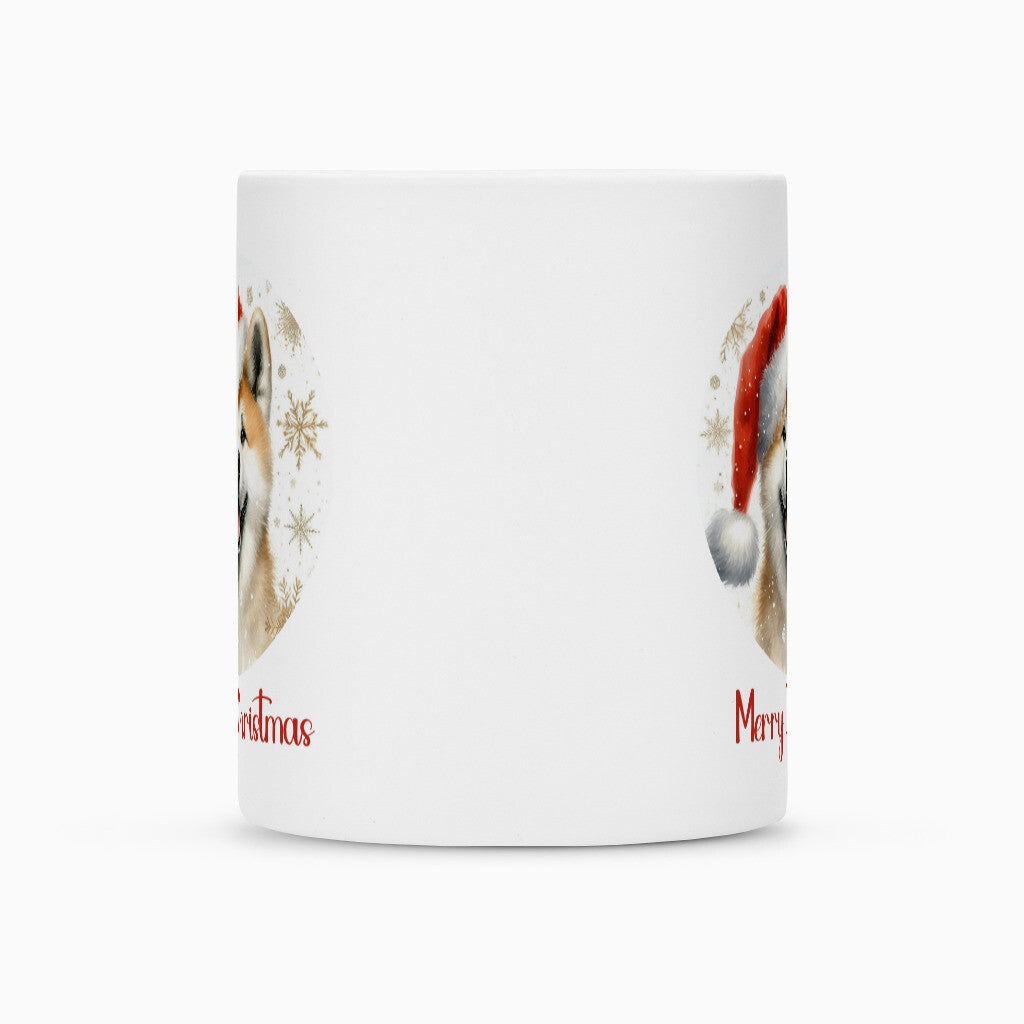 Tasse "Akita Inu - Merry Christmas" – hunde-shirt.de