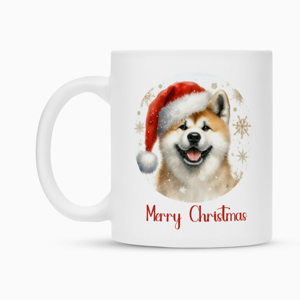 Tasse "Akita Inu - Merry Christmas" – hunde-shirt.de