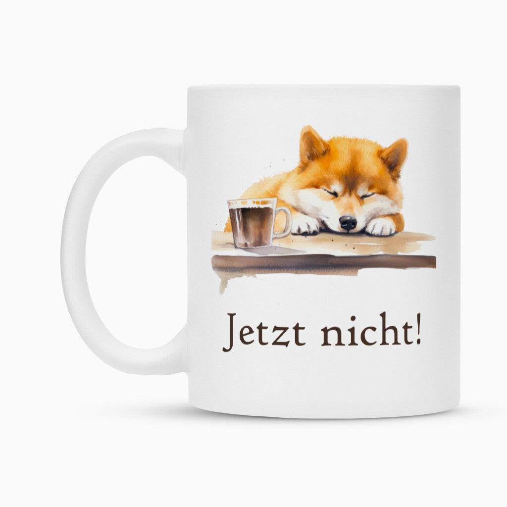 Tasse "Akita Inu - Jetzt nicht!" – hunde-shirt.de
