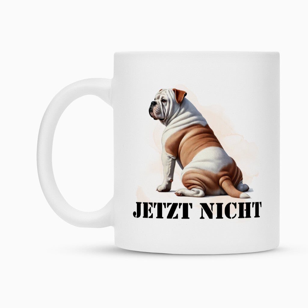 Tasse "American Bulldog - JETZT NICHT" – hunde-shirt.de