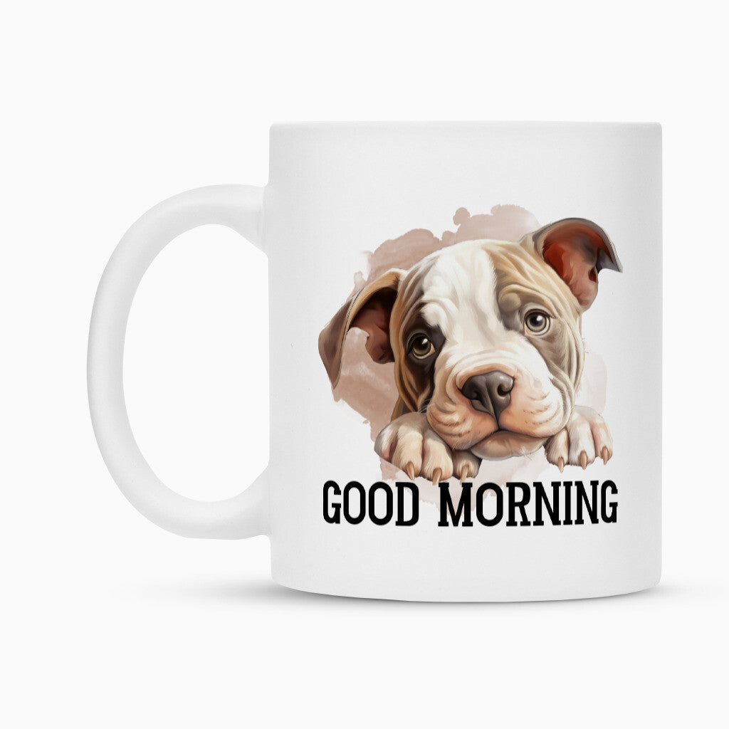 Tasse "American Bulldog - Good Morning" – hunde-shirt.de