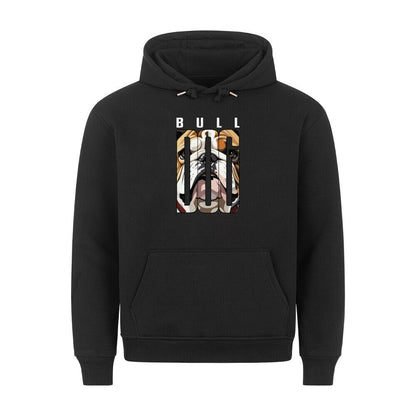 Premium Hoodie "American Bulldog - Face" Schwarz – hunde-shirt.de