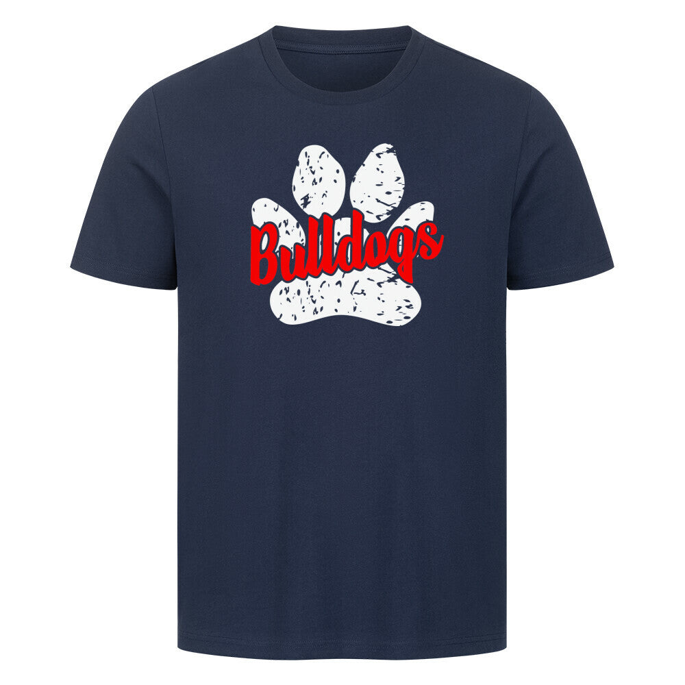 Premium T-Shirt "American Bulldog - B-Paw" French Navy – hunde-shirt.de