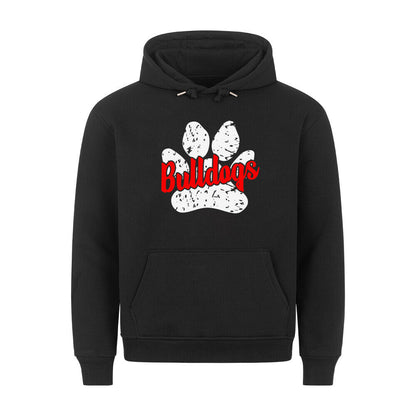 Premium Hoodie "American Bulldog - B-Paw" Schwarz – hunde-shirt.de