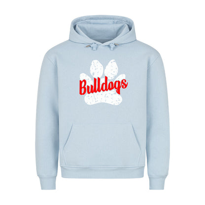Premium Hoodie "American Bulldog - B-Paw" Babyblau – hunde-shirt.de