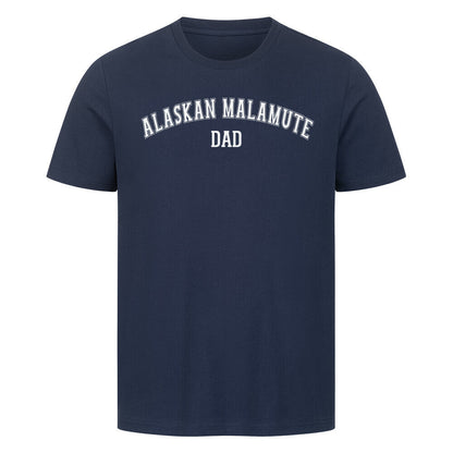 Premium T-Shirt "Alaskan Malamute - DAD" French Navy – hunde-shirt.de
