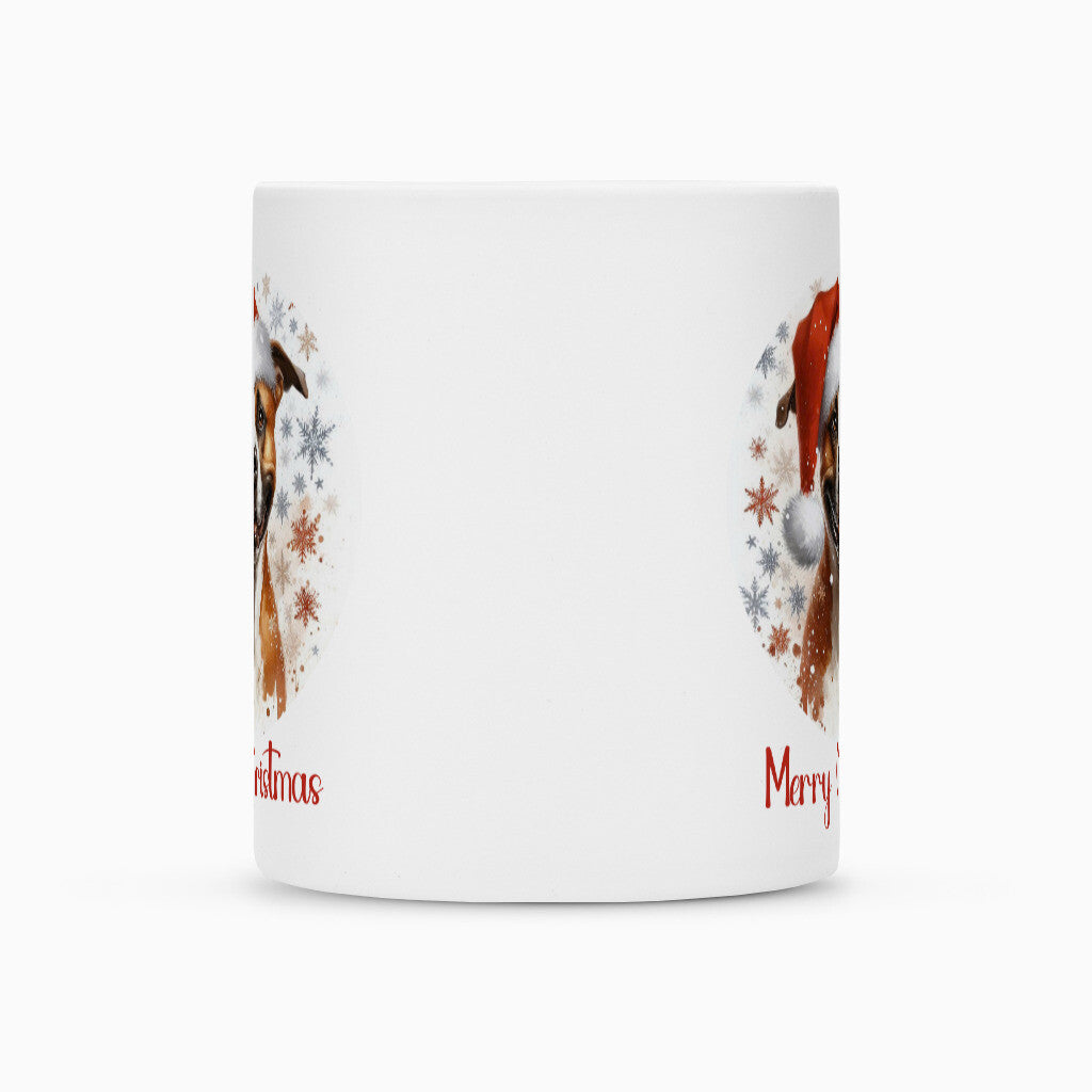 Tasse "American Staffordshire Terrier - Merry Christmas 2" – hunde-shirt.de