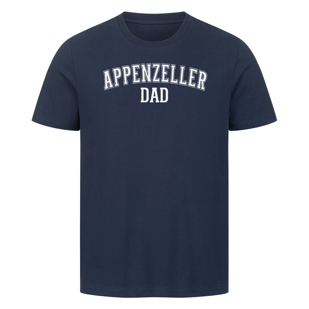 Premium T-Shirt "Appenzeller - DAD" French Navy – hunde-shirt.de