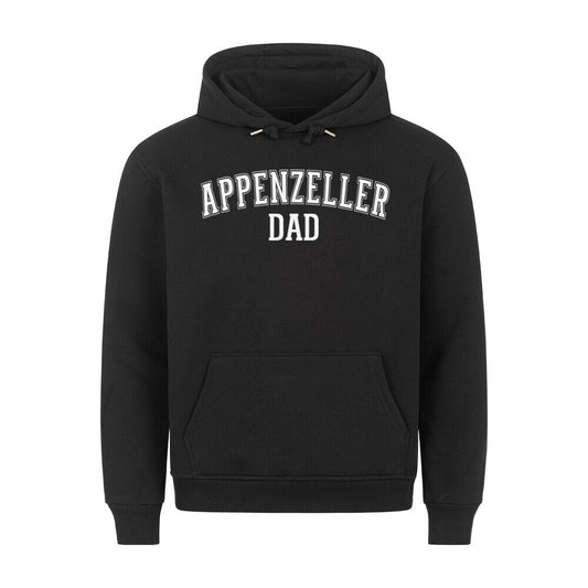 Premium Hoodie "Appenzeller - DAD" Schwarz – hunde-shirt.de