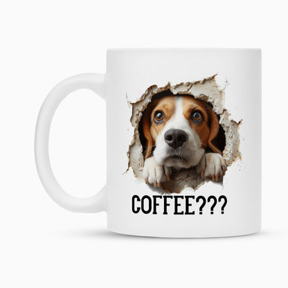 Tasse "Beagle - Coffee???" – hunde-shirt.de