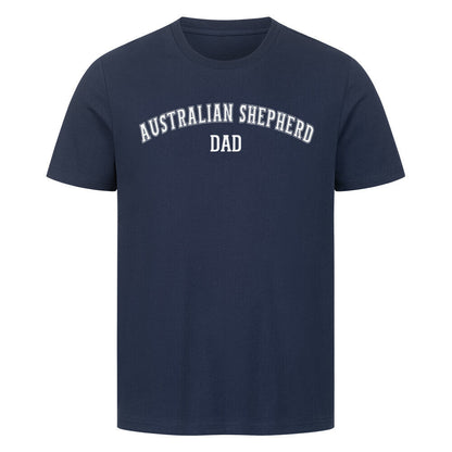 Premium T-Shirt "Australian Shepherd - DAD" French Navy – hunde-shirt.de