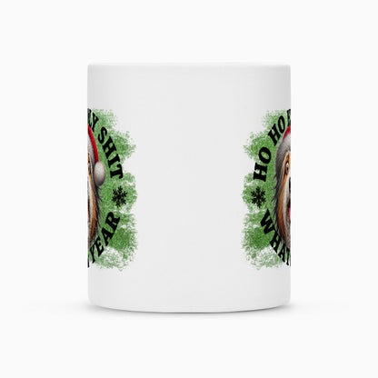 Tasse "Bearded Collie - HO HO..." – hunde-shirt.de